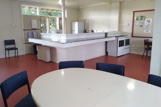 Powered Sites - shared kitchen