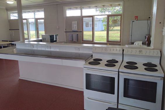 Powered Sites - shared kitchen