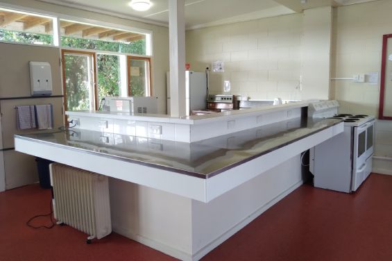 Powered Sites - shared kitchen