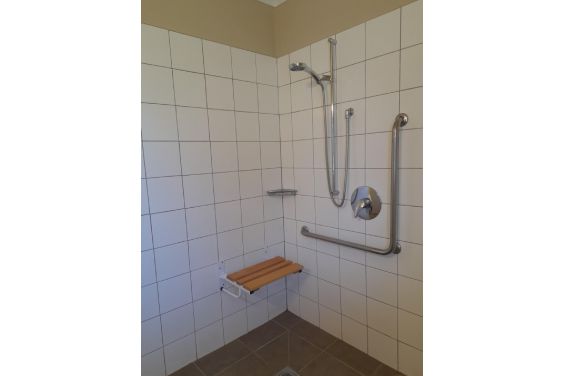 Accessibility Motel Unit - accessible shower