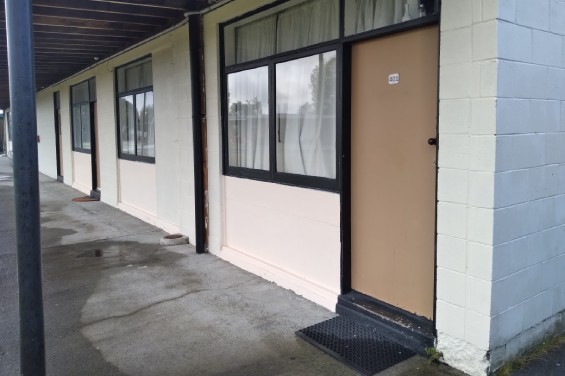 Compact Motel Unit - outside view